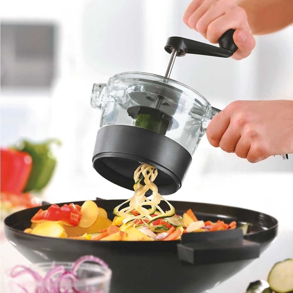 Manual Black Spiralizer for Home Kitchen